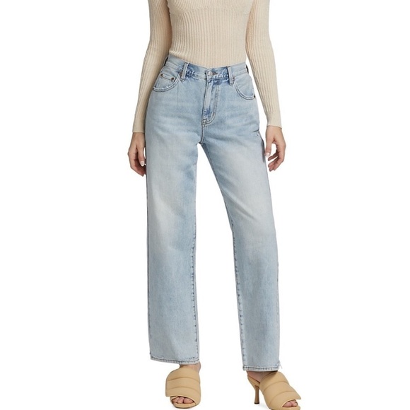 PISTOLA Bobbie High Rise Wide led jeans NWT - Picture 14 of 16